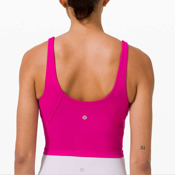 Lululemon Align Tank Top Pullover V-Neck Scoop Ripened Raspberry Size 8 - Picture 2 of 5